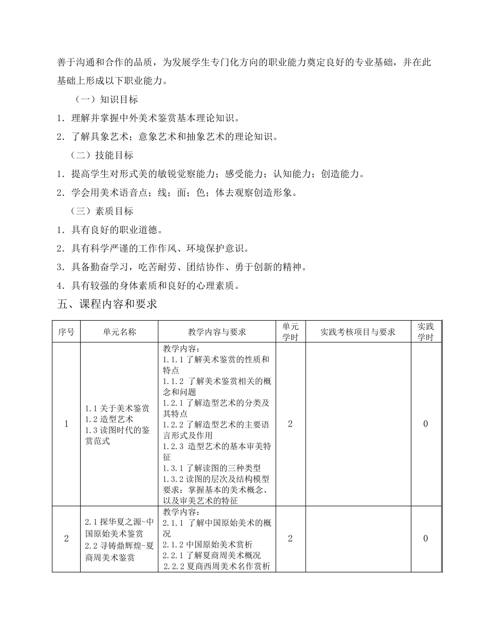 《美育》课程标准_第3页