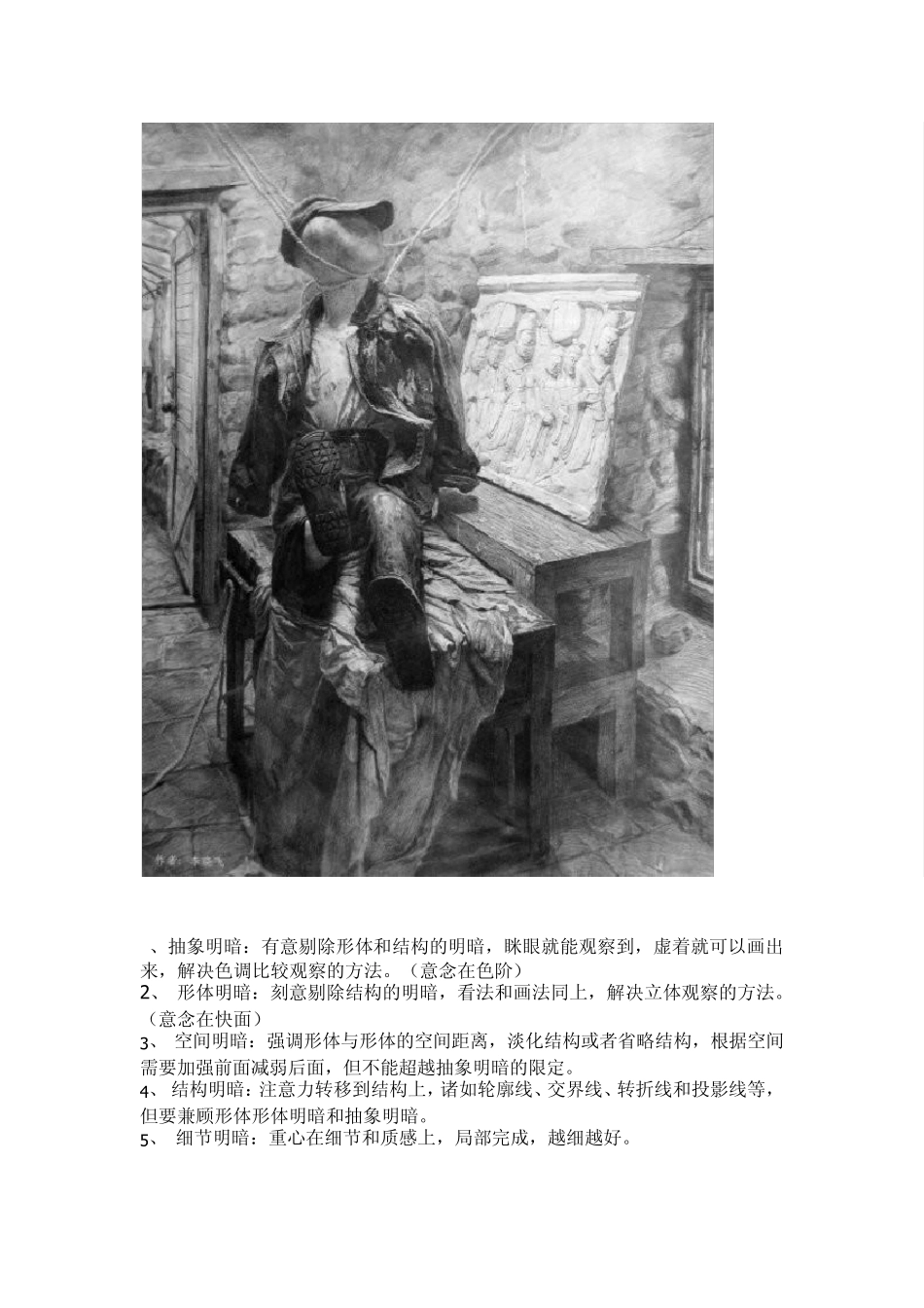 《美院教学余劲志》：模糊素描教学_第2页