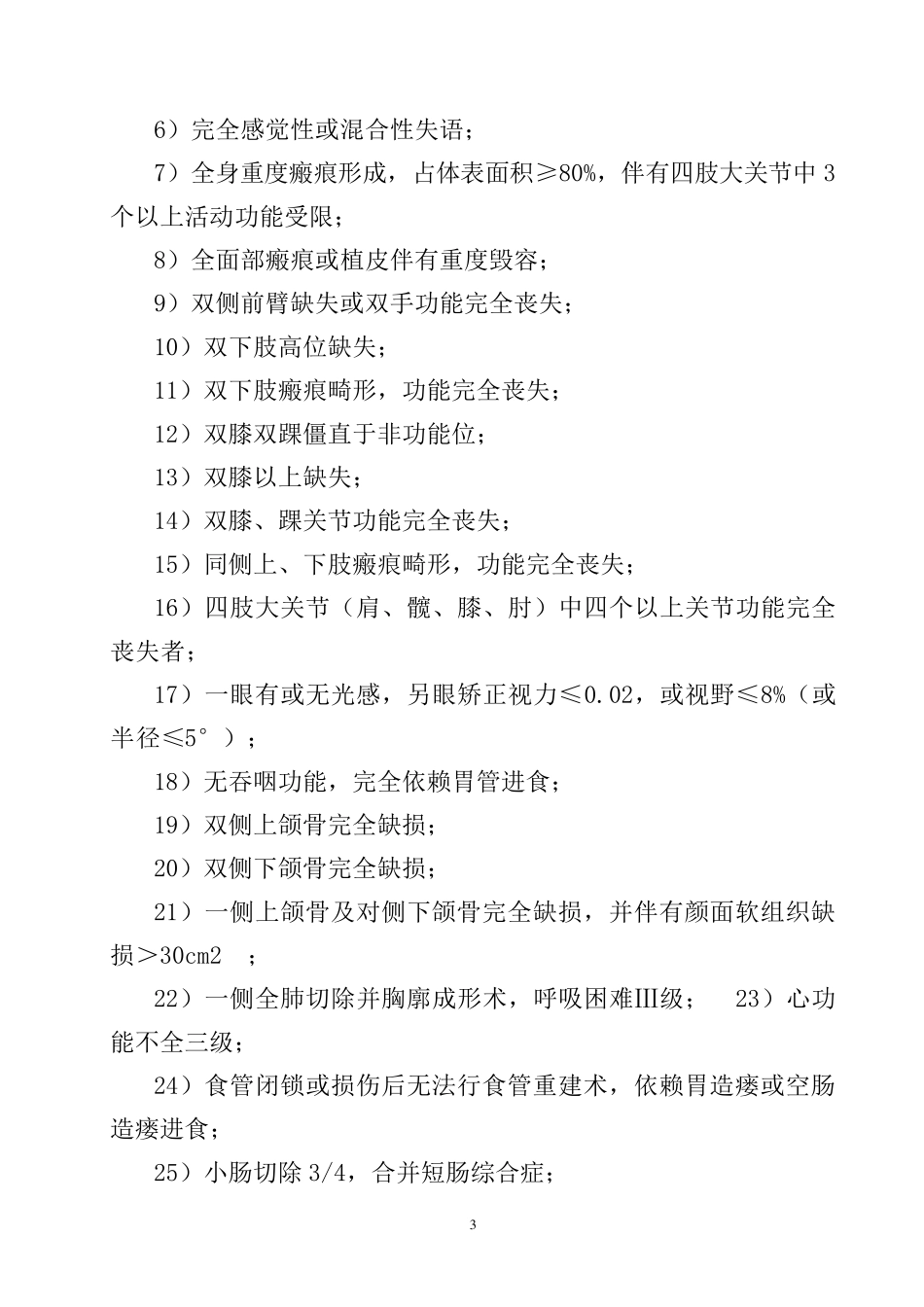 《职工工伤与职业病致残程度鉴定标准》(GBT161802006)_第3页