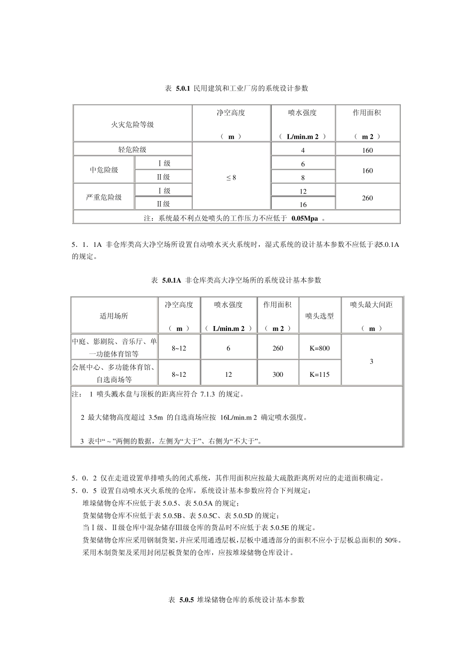 《自动喷水灭火系统设计规范》GB500842001局部修订条文_第2页