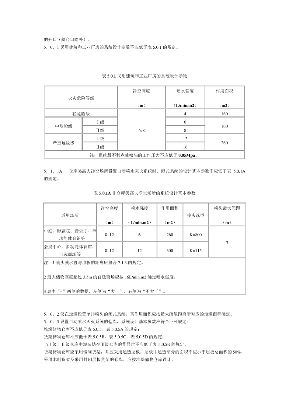 《自动喷火灭火系统设计规范》2005修订版_第2页