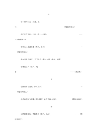 《荆轲刺秦王》的实词、虚词