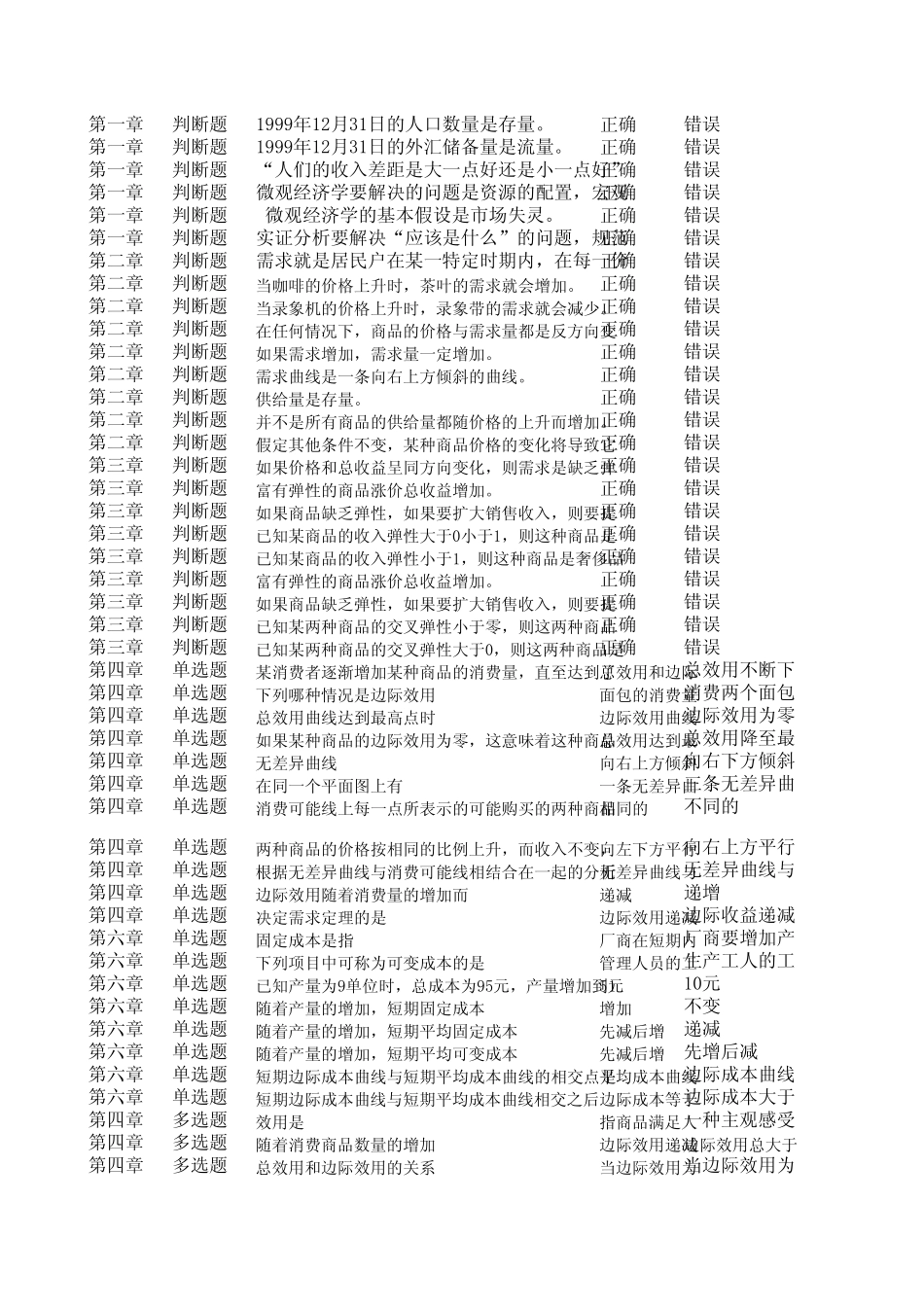 《西方经济学》一体化答案_第2页