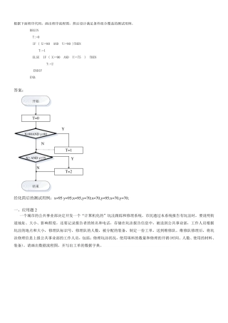 《软件工程》打印大题作业