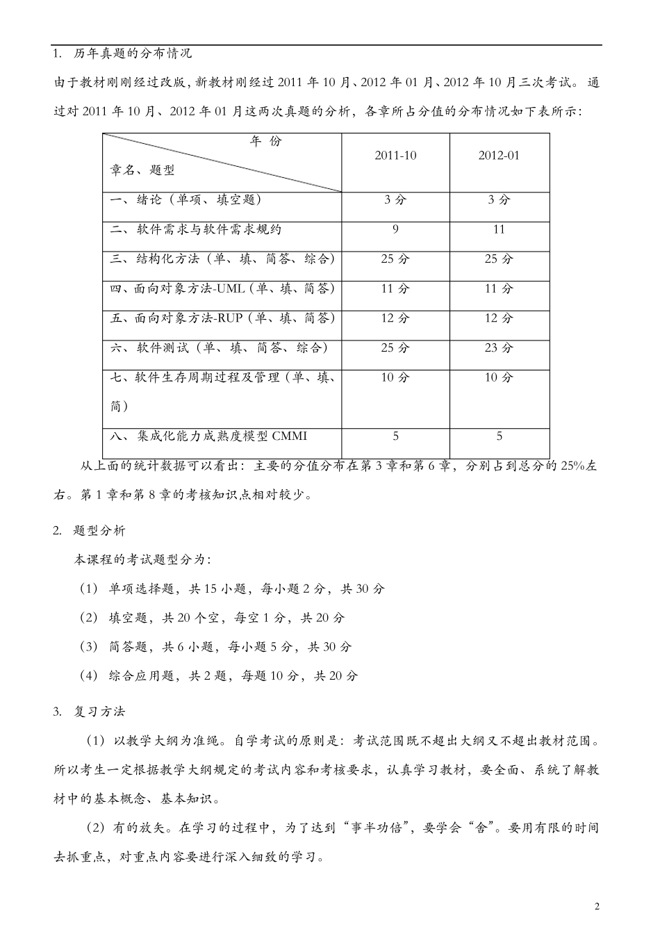《软件工程》自考02333重点难点汇集_第2页