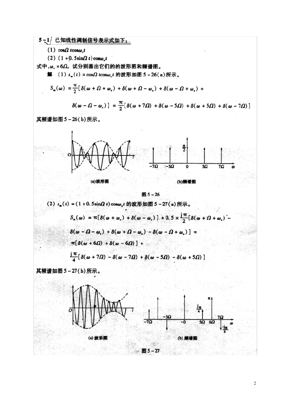 《通信原理》第六版_樊昌信_曹丽娜作业参考答案_第2页