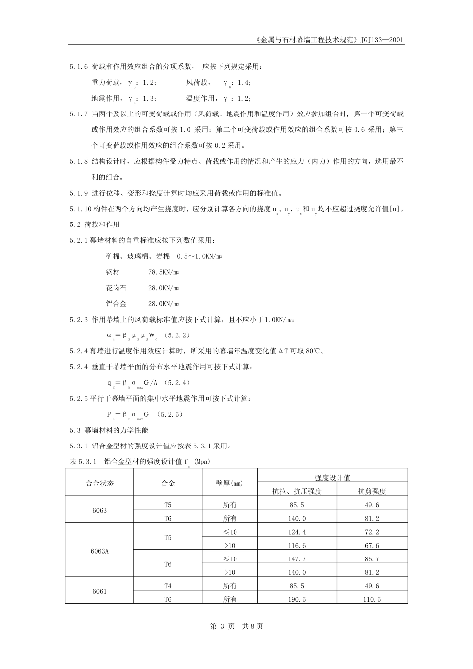 《金属与石材幕墙工程技术规范》JGJ1332001_第3页
