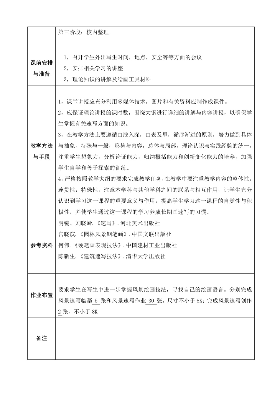 《风景速写》教案_第2页