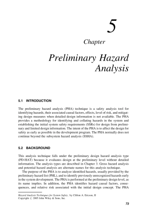 《风险评价技术及方法》5._Preliminary_Hazard_Analysis