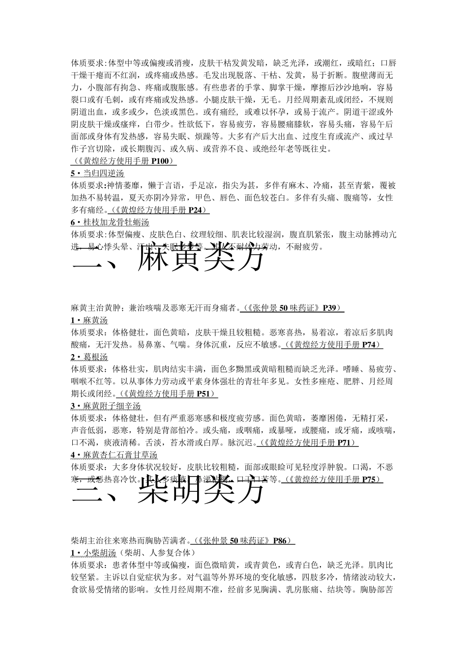 《黄煌经方使用手册》精简背诵版_第2页