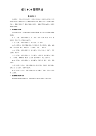一个典型的数据库设计实例