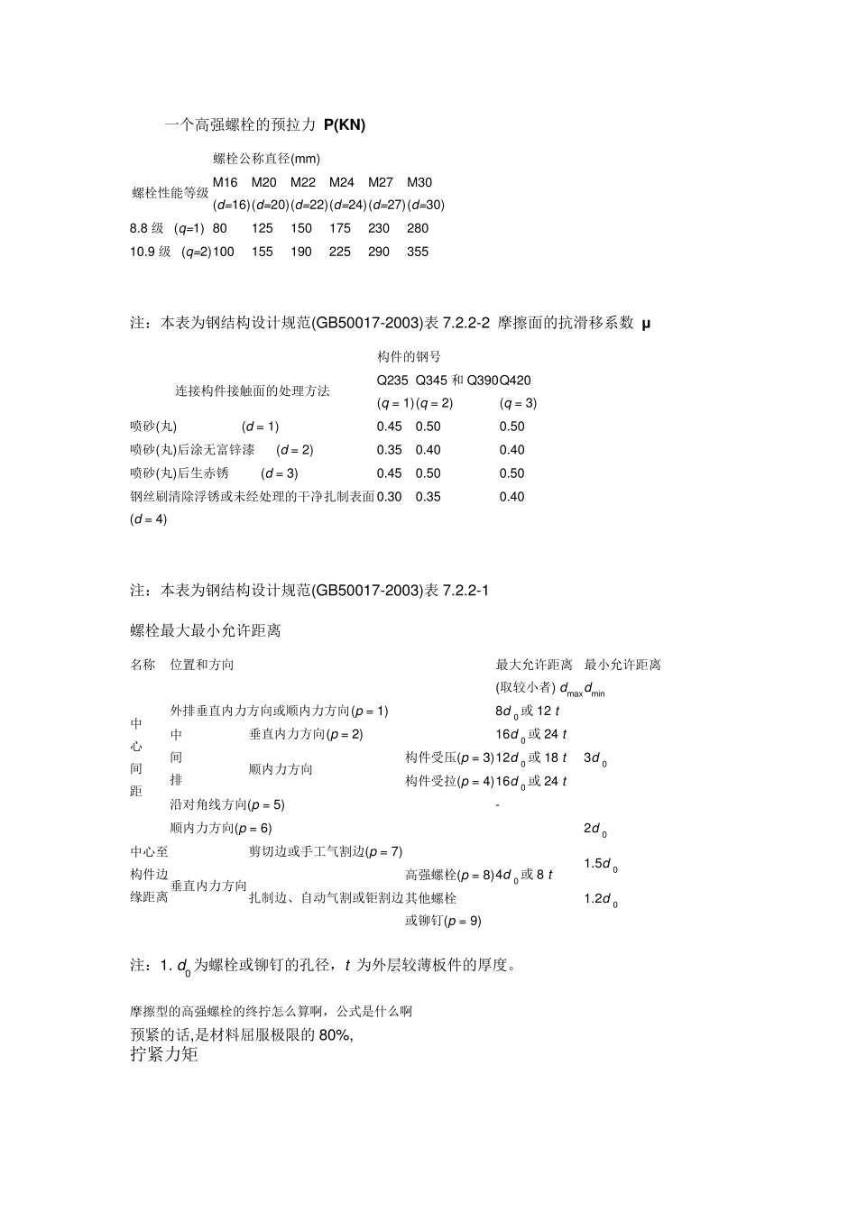 一个高强螺栓的预拉力P_第1页