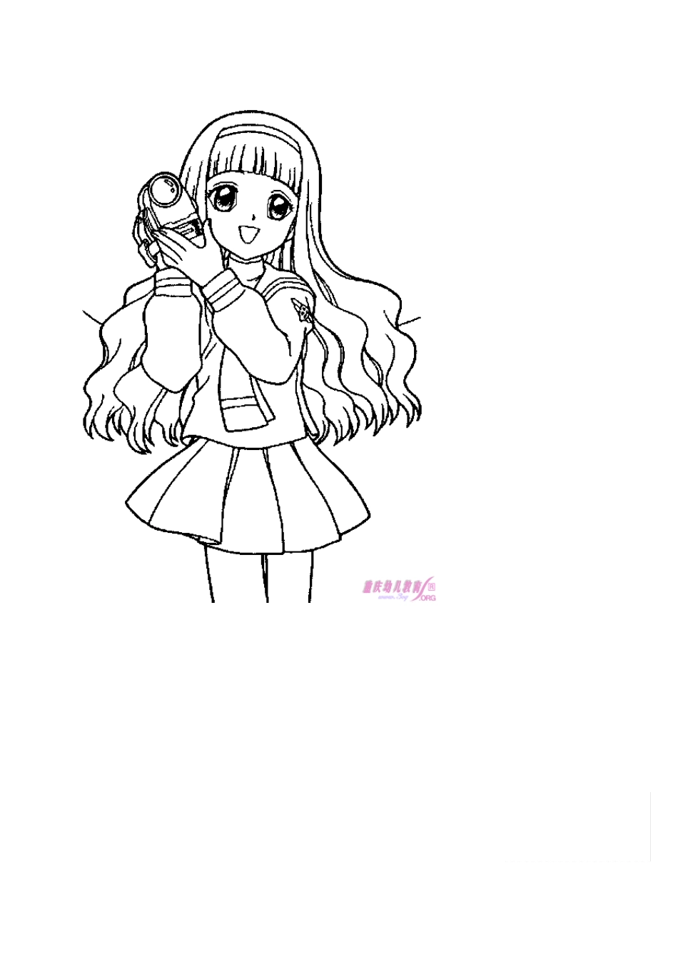 一二年级色彩练习(简笔画图案)_第2页