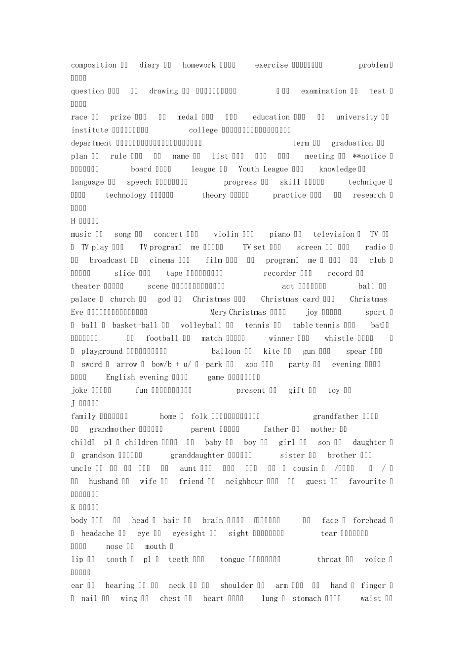 一些有用的英语单词_第3页