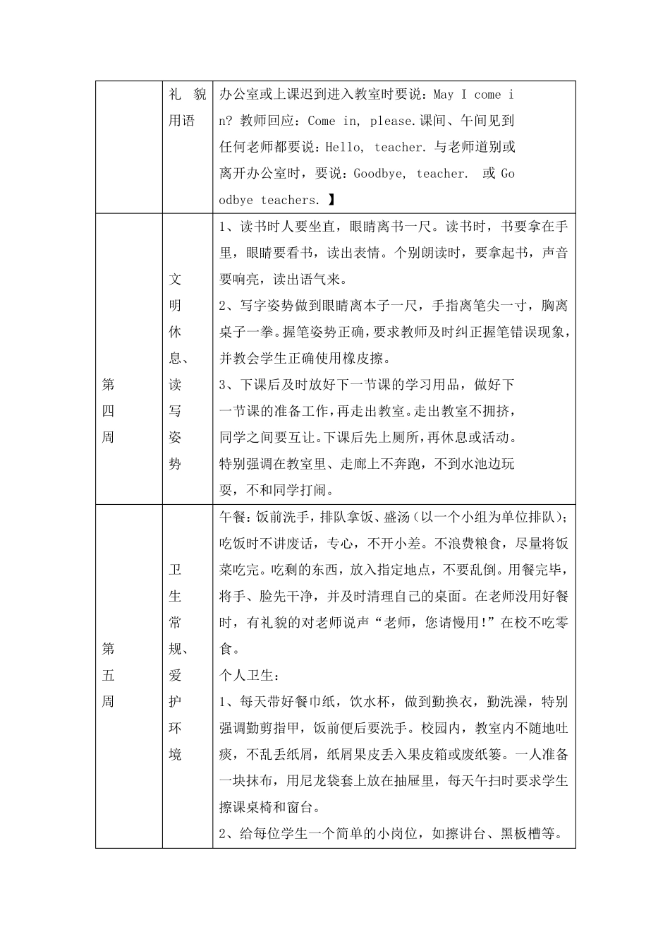 一年级主题教育活动计划_第3页