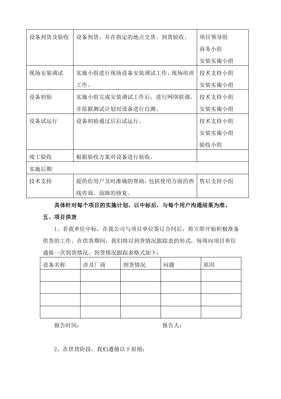 政道路路灯项目供货、安装和调试方案及组织措施_第3页
