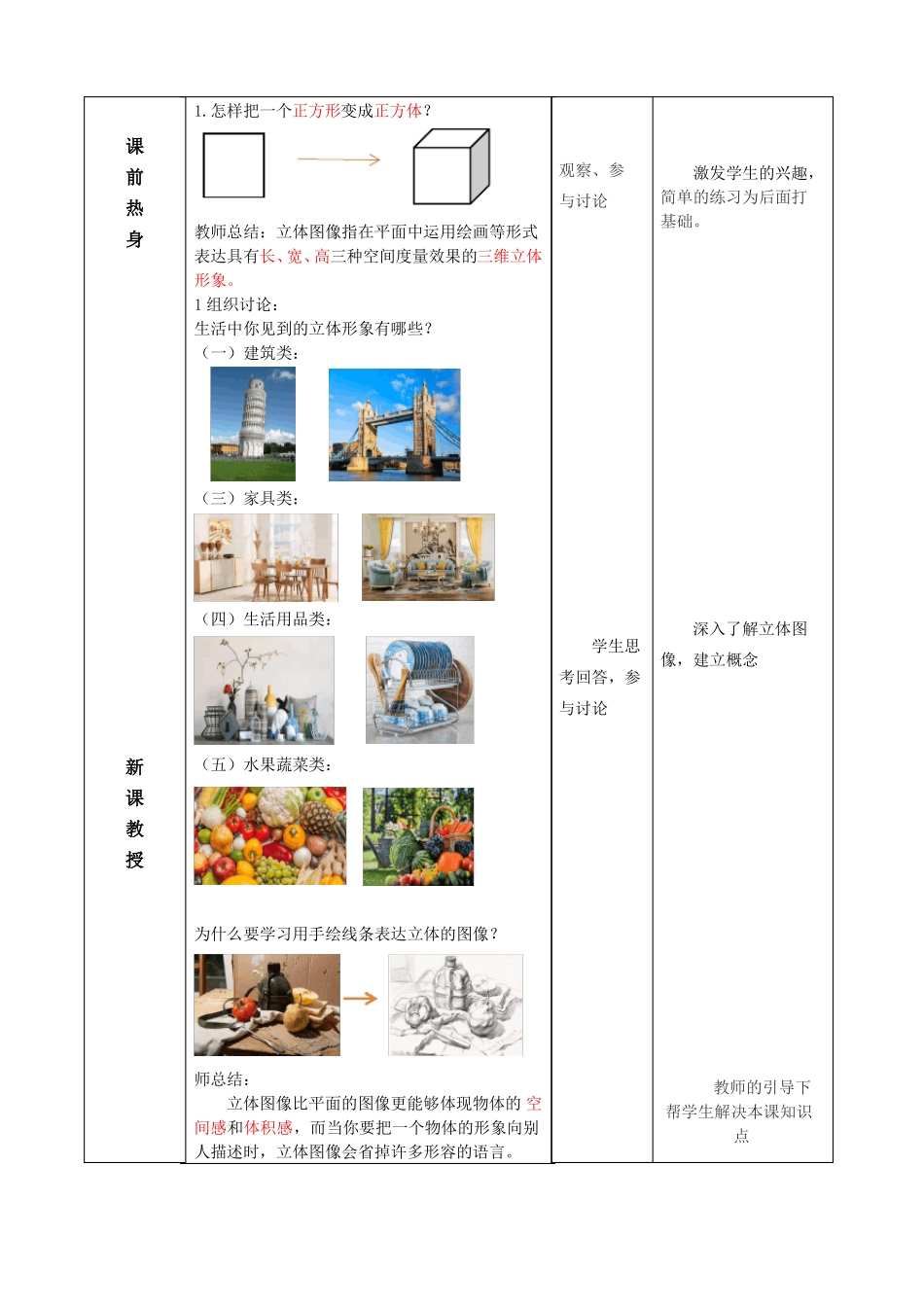 教案手绘线条图像-物象立体的表达_第2页