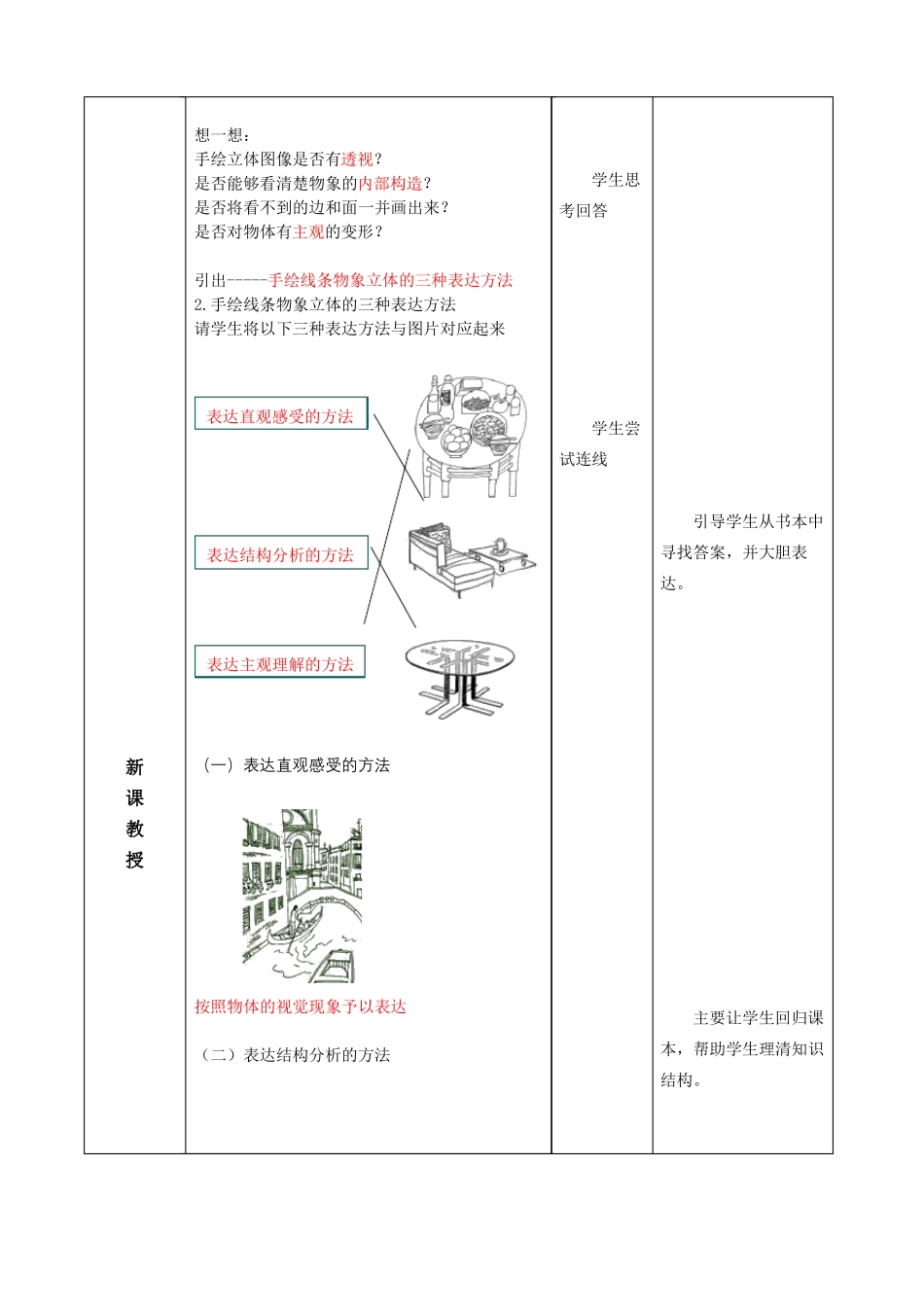 教案手绘线条图像-物象立体的表达_第3页