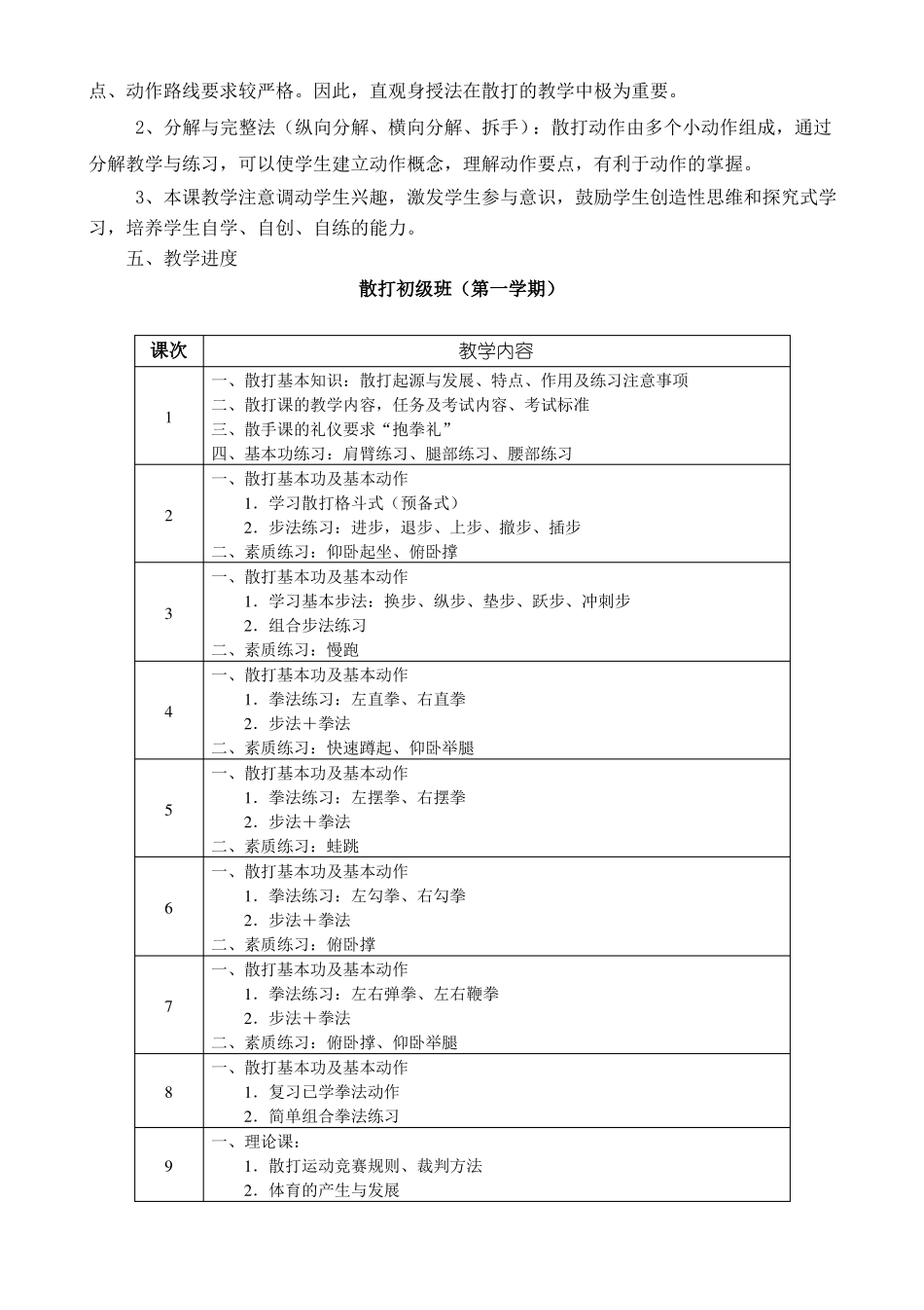 散打教学设计_第2页