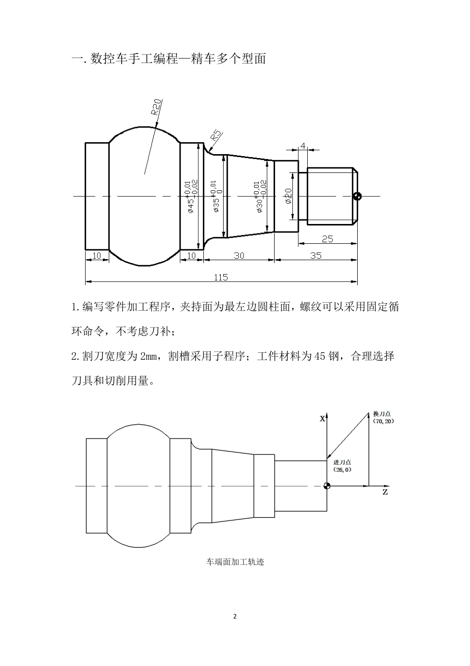 数控手工编程大作业_第2页