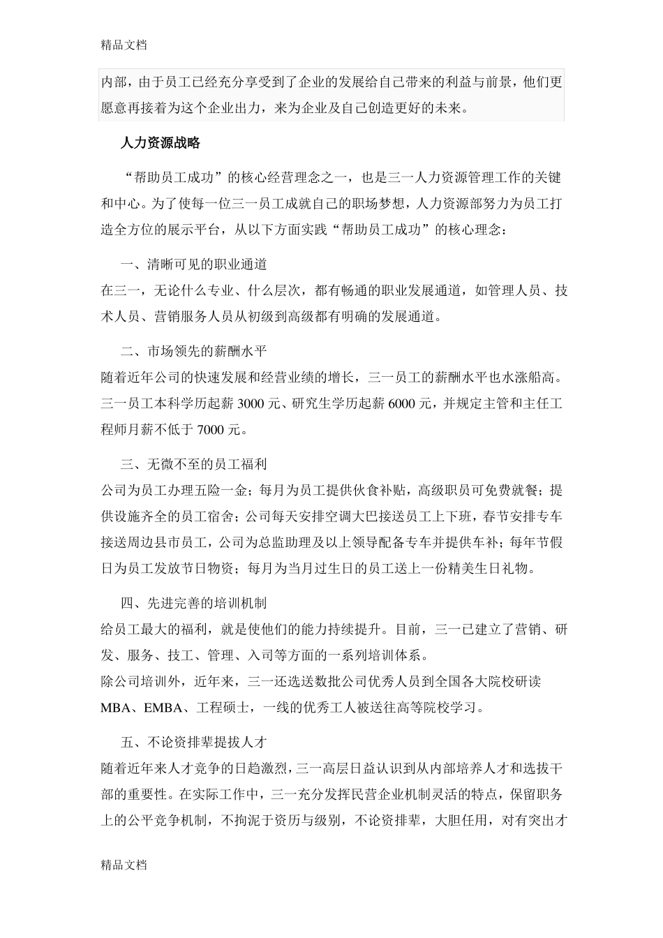 整理三一重工人力资源战略与规划_第2页