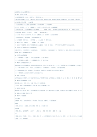 文综复习资料