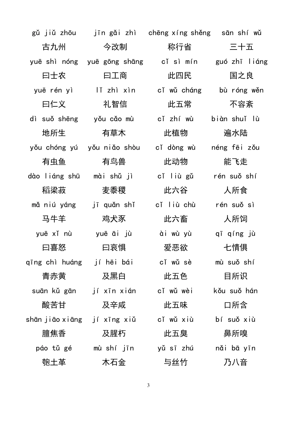 新三字红全文带拼音----打印版_第3页