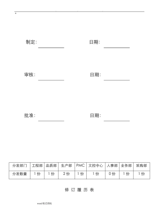 新产品导入管理程序文件