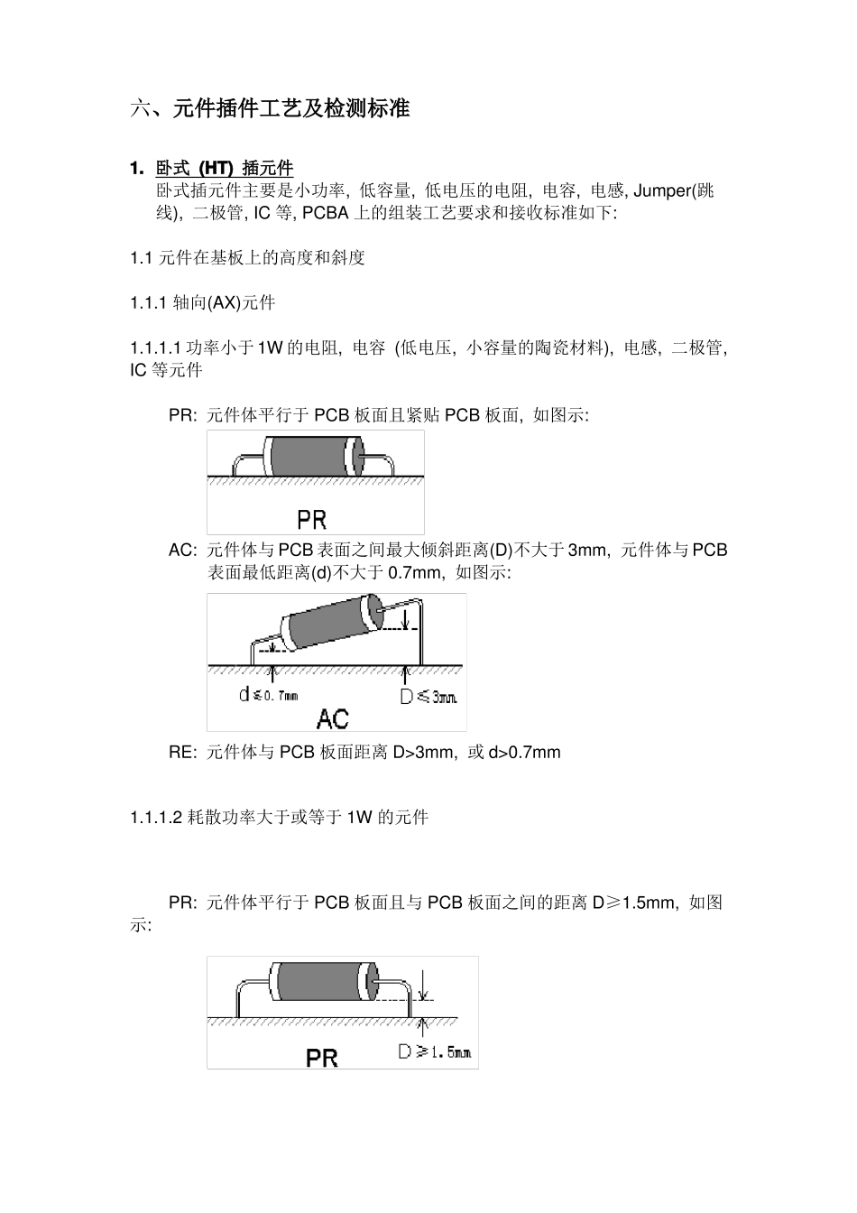 新人培训电子元器件插件工艺检验标准_第2页