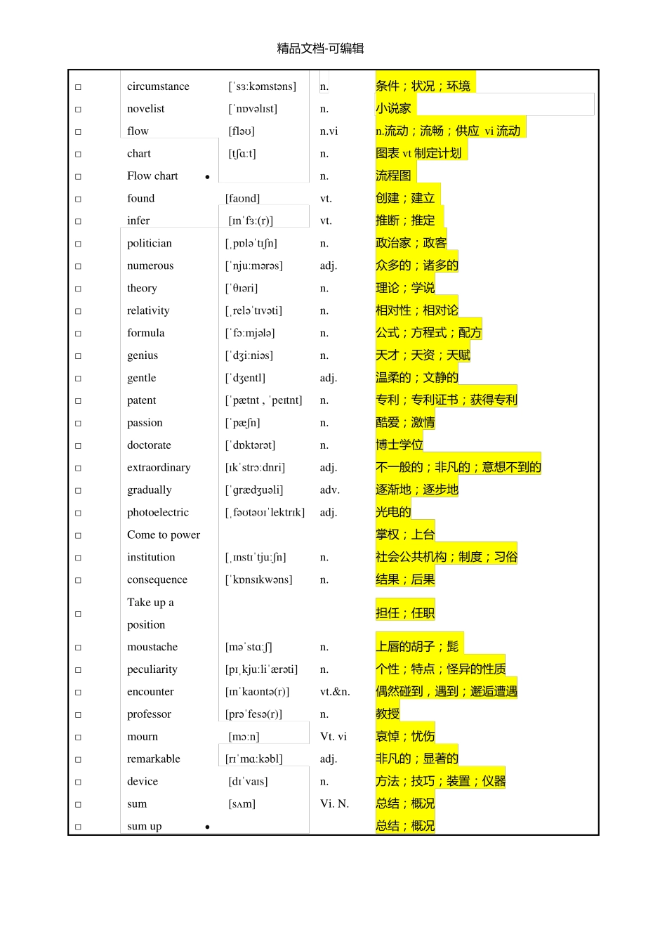 新人教版英语选择性必修一单词表_第2页