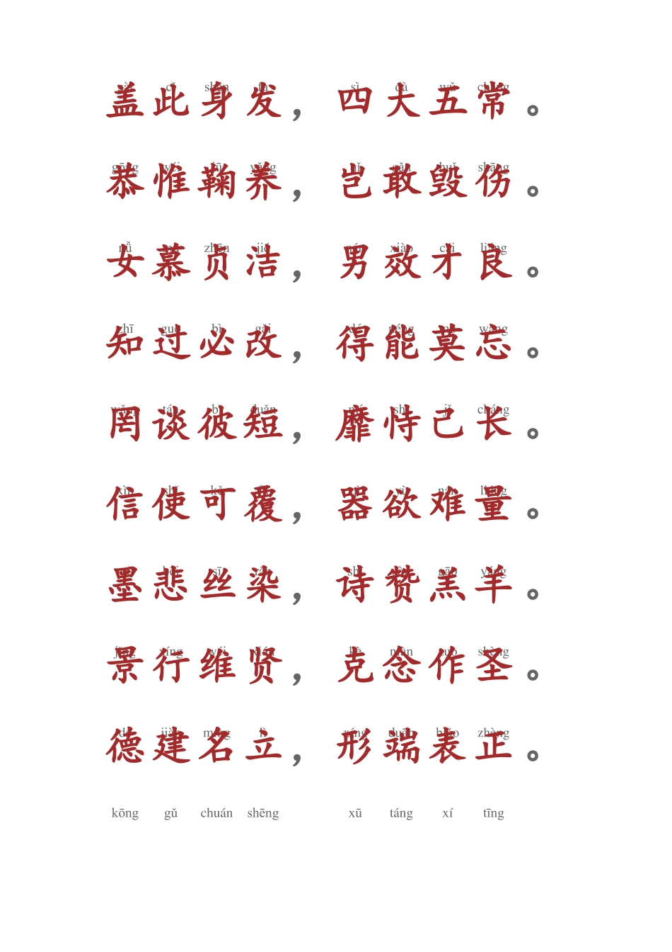 新千字文全文带拼音_第3页