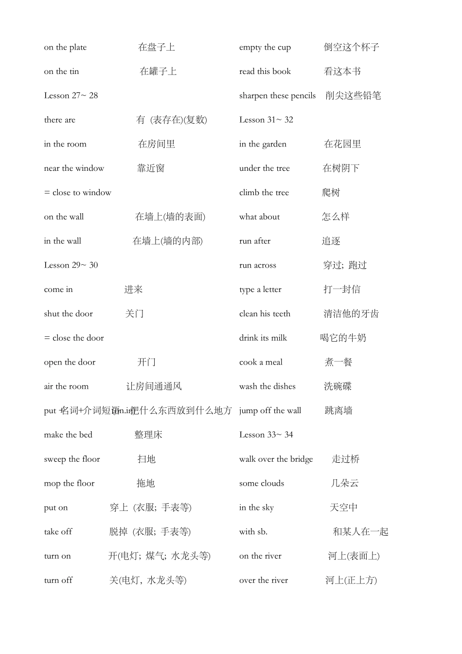 新概念一册短语大全_第3页