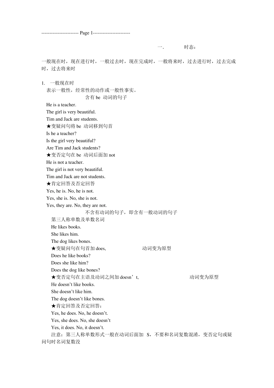 新概念知识点整理_第1页