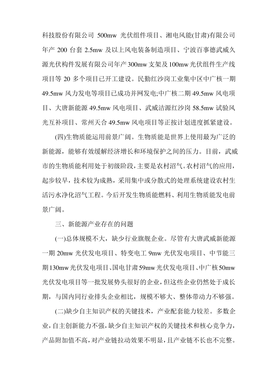 新能源产业发展的调研报告_第3页
