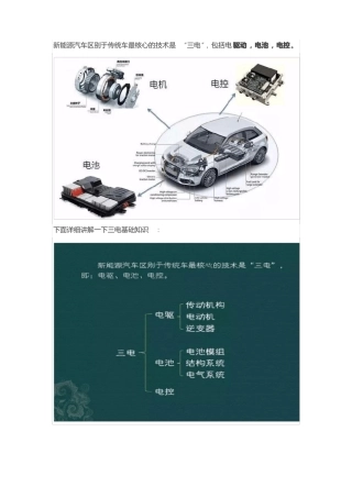 新能源汽车三电系统详细讲解图文并茂