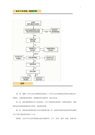 新药申报审批药品注册经过流程之情况总结版