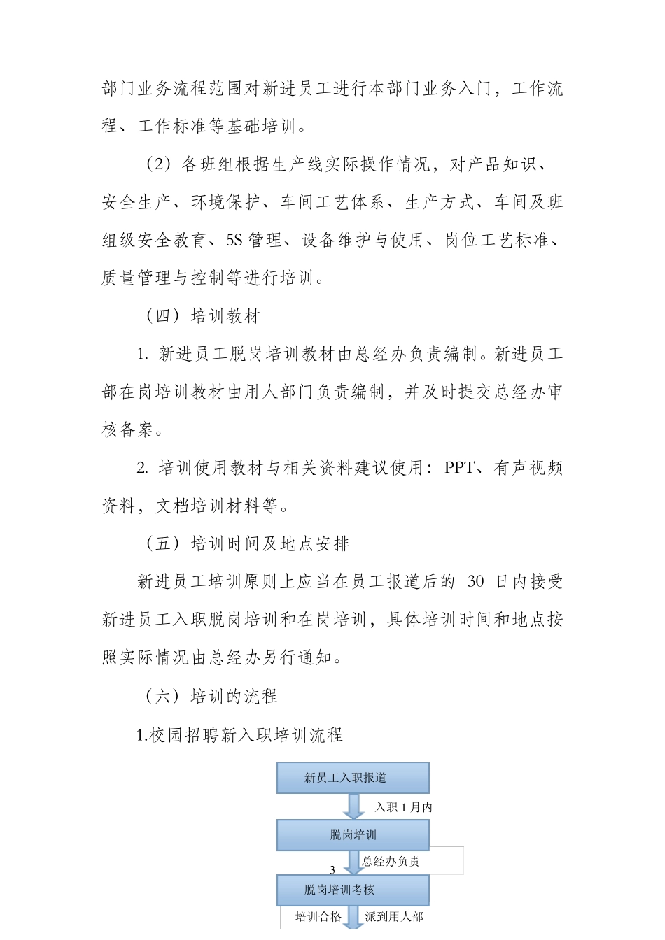 新进员工培训管理制度_第3页
