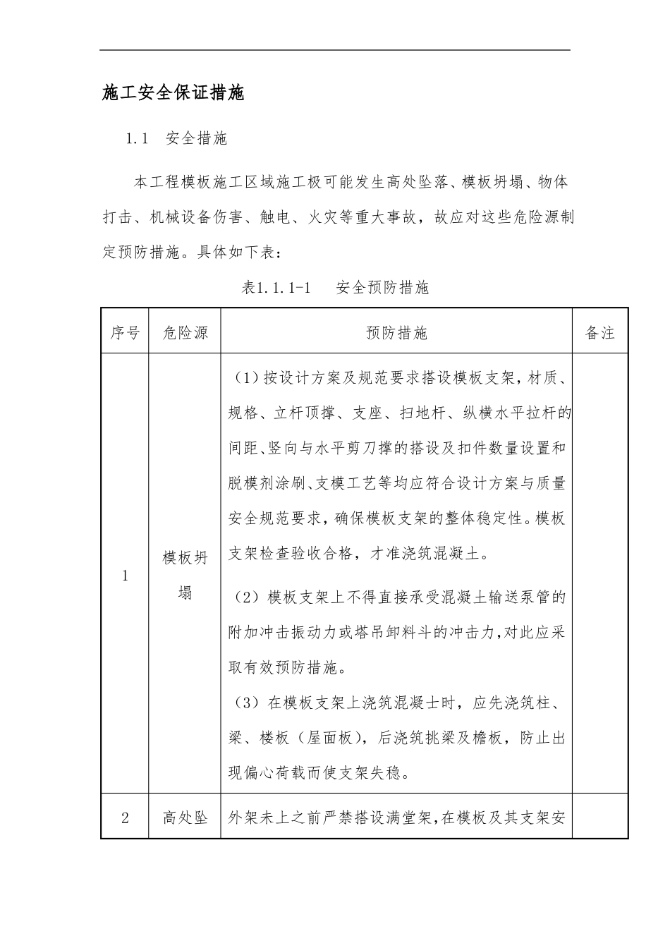 施工安全保证措施_第1页