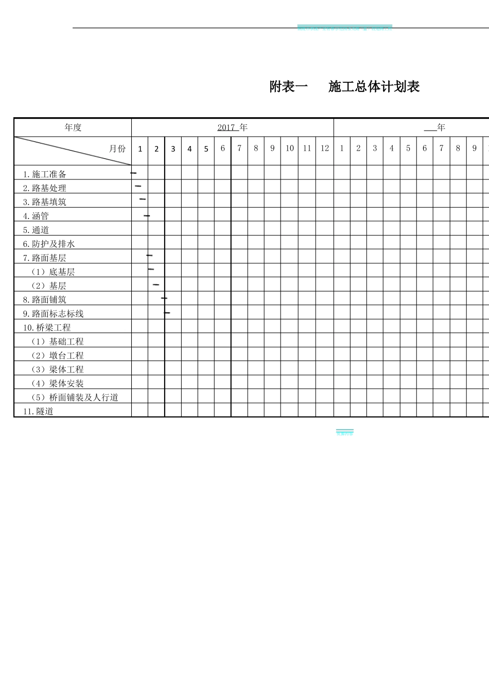 施工总进度计划表_第1页