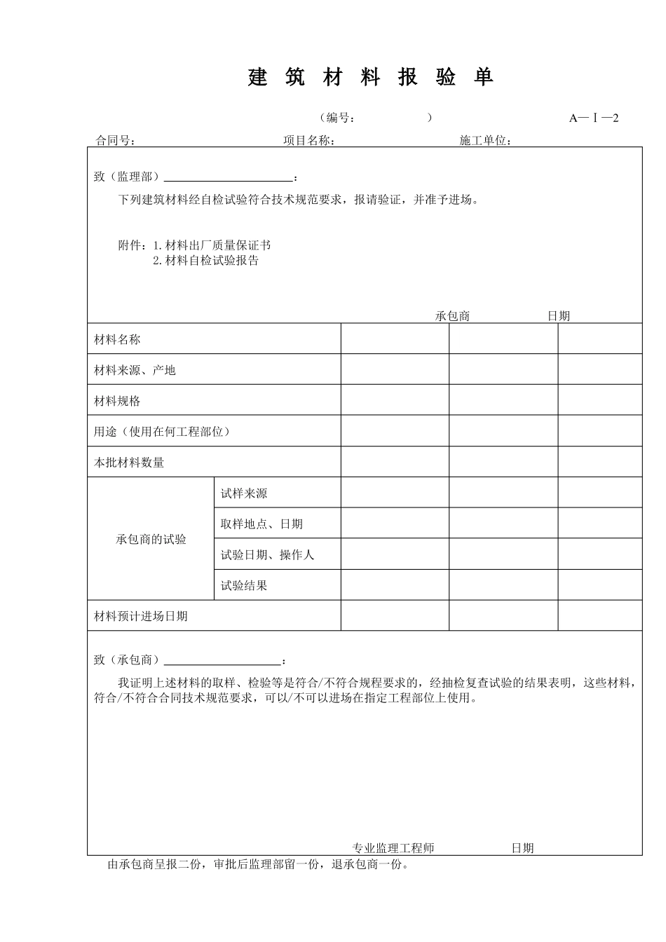 施工方案报审表格_第2页