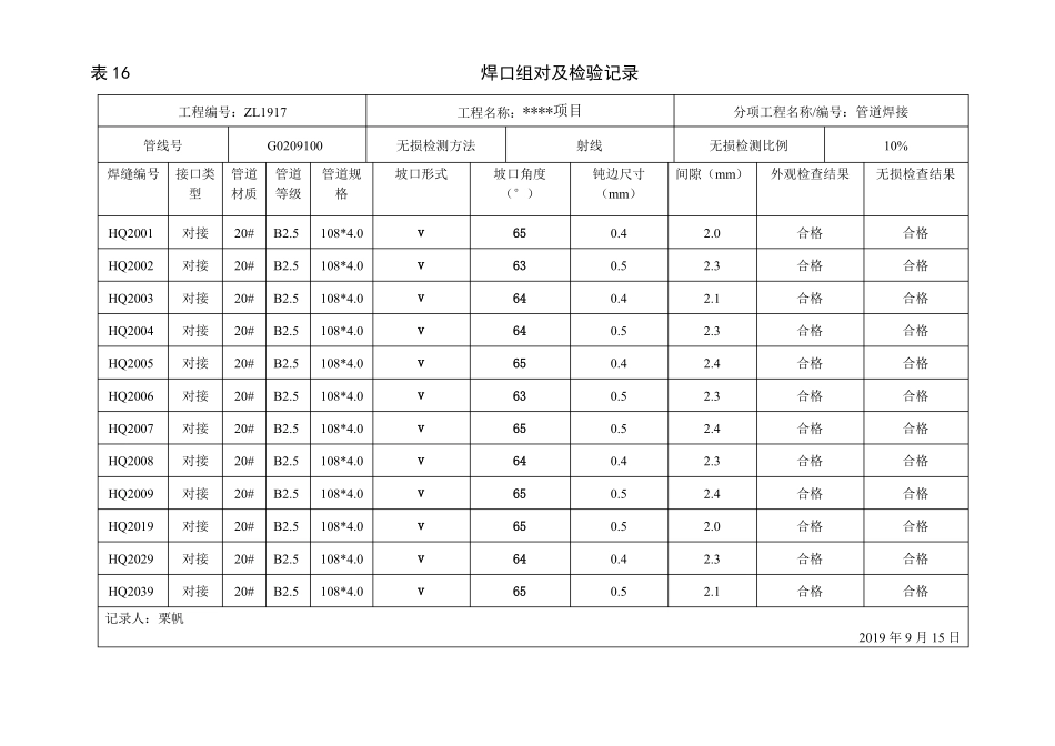 施焊检验记录_第1页