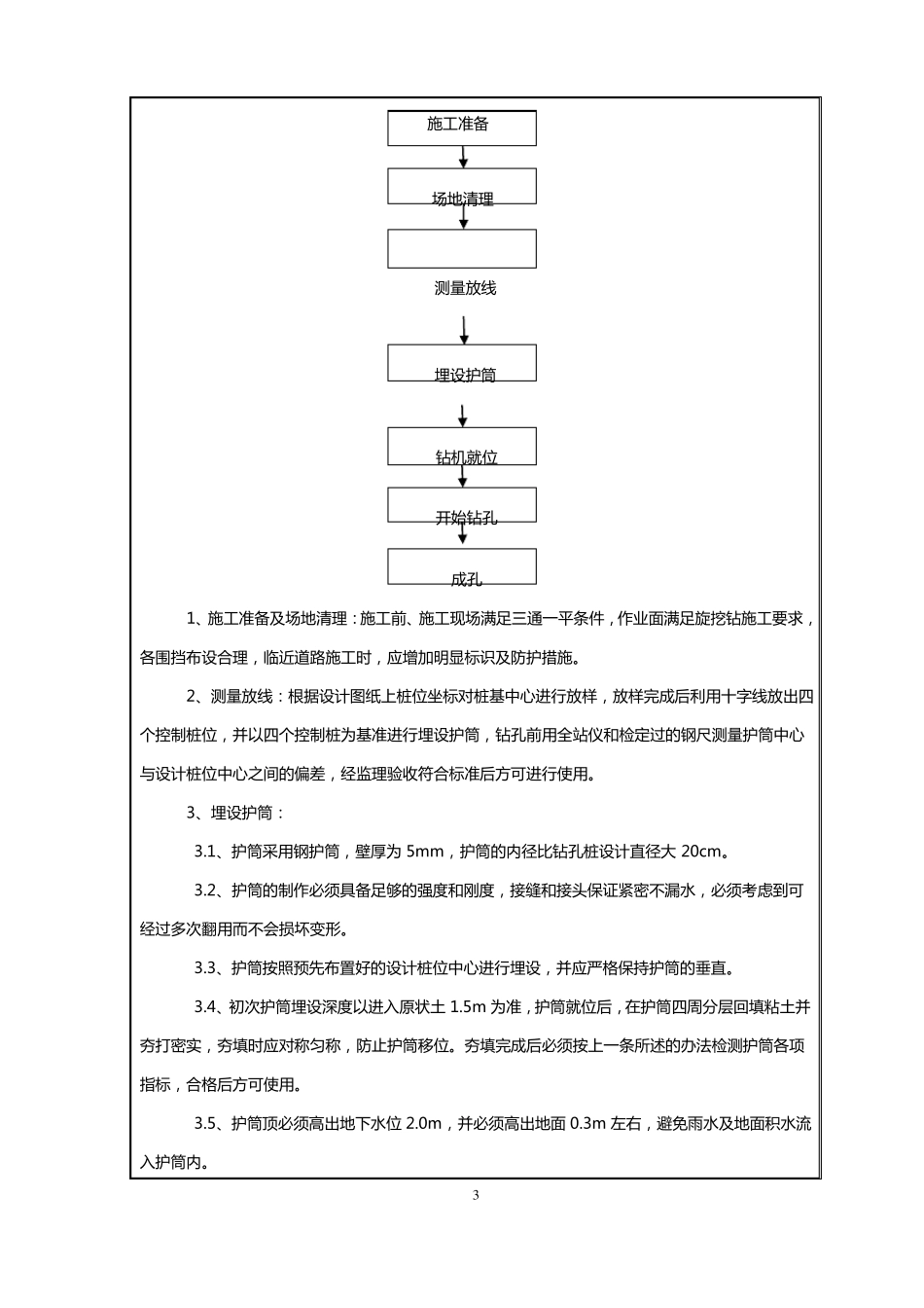 旋挖钻钻孔施工技术交底_第3页