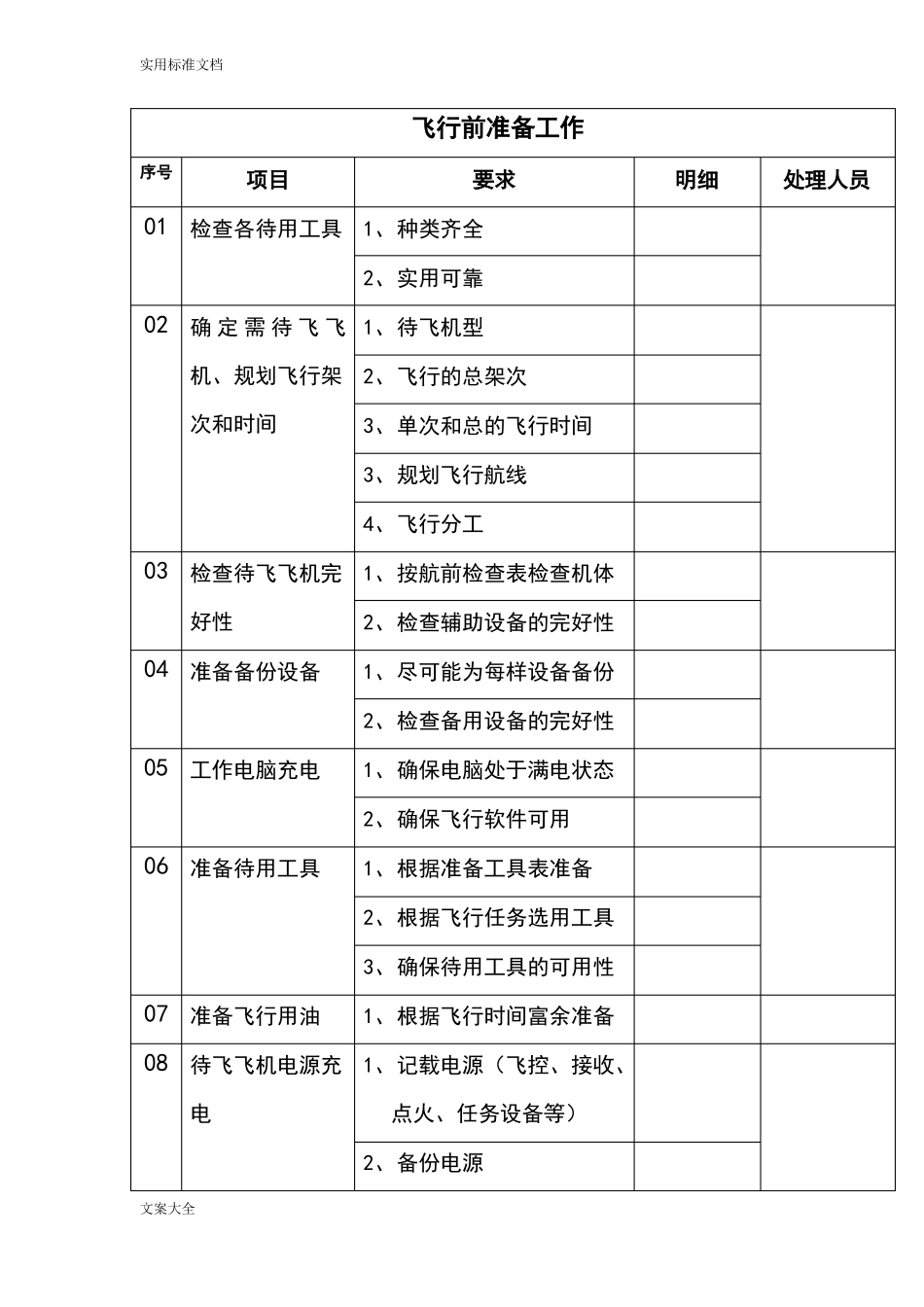 无人机-飞行日志操作手册簿_第2页
