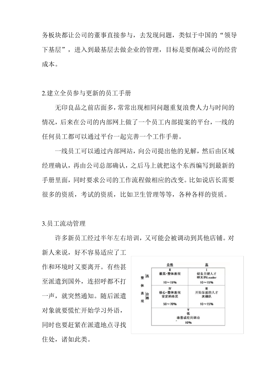 无印良品成功90%靠制度读后感_第3页