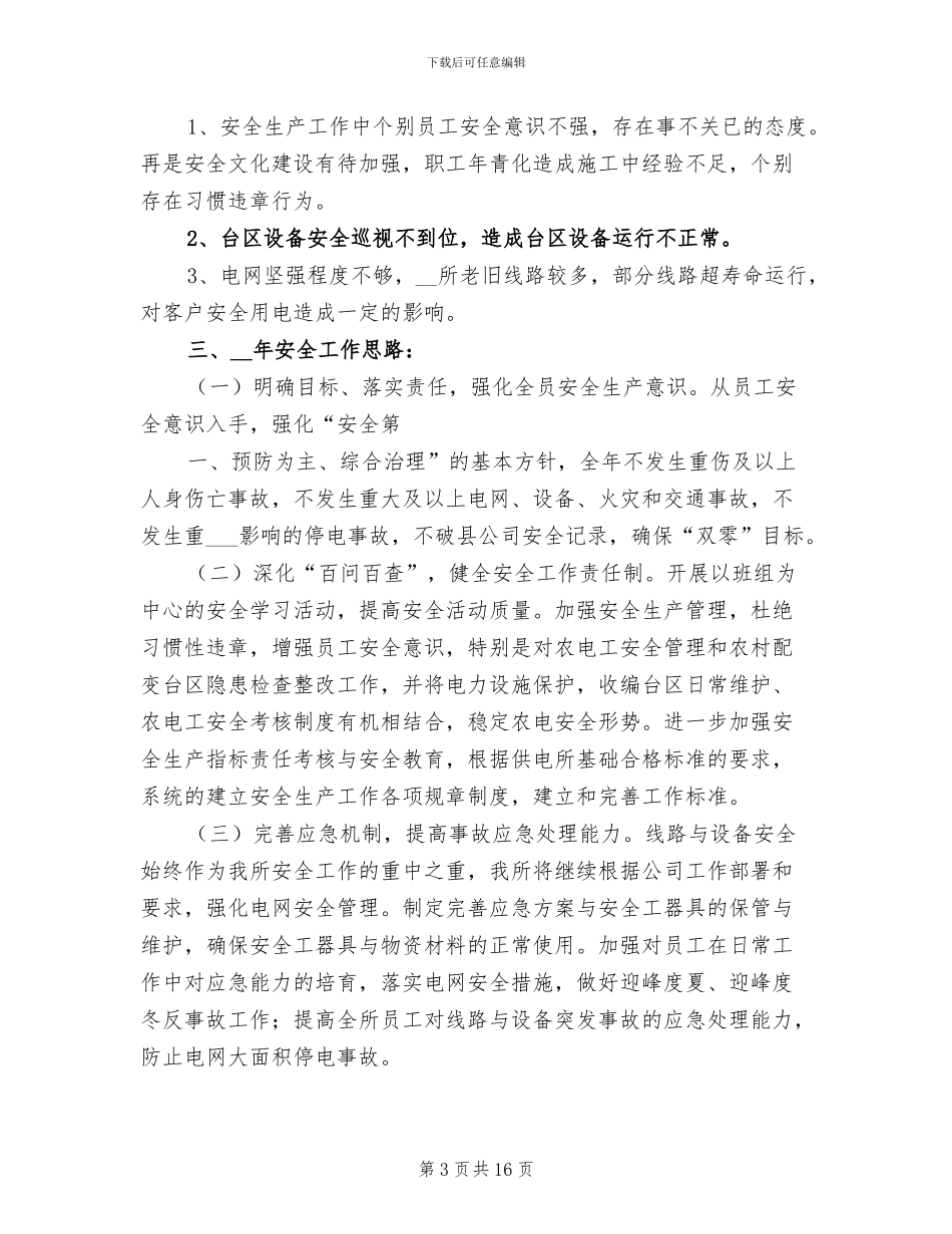 2024年供电所安全生产总结_第3页