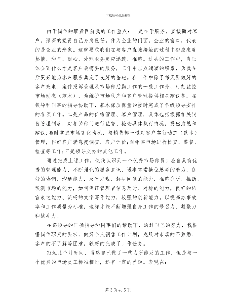 2024年促销员半年度工作总结_第3页