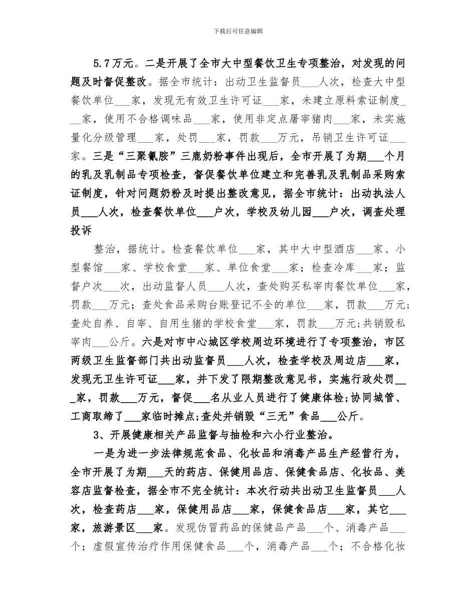 2024年全市卫生法制与监督工作总结_第3页