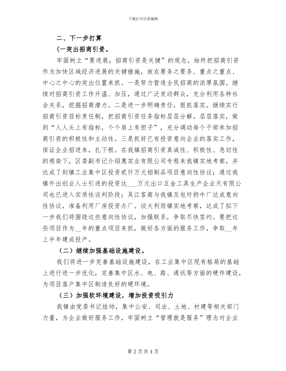 2024年全镇工业集中区建设总结_第2页