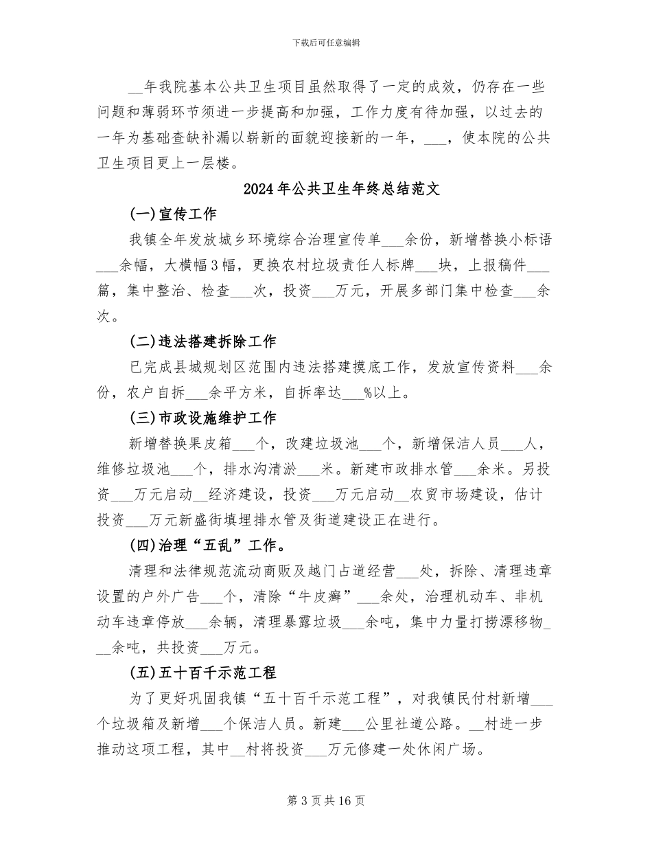 2024年公共卫生年终总结_第3页