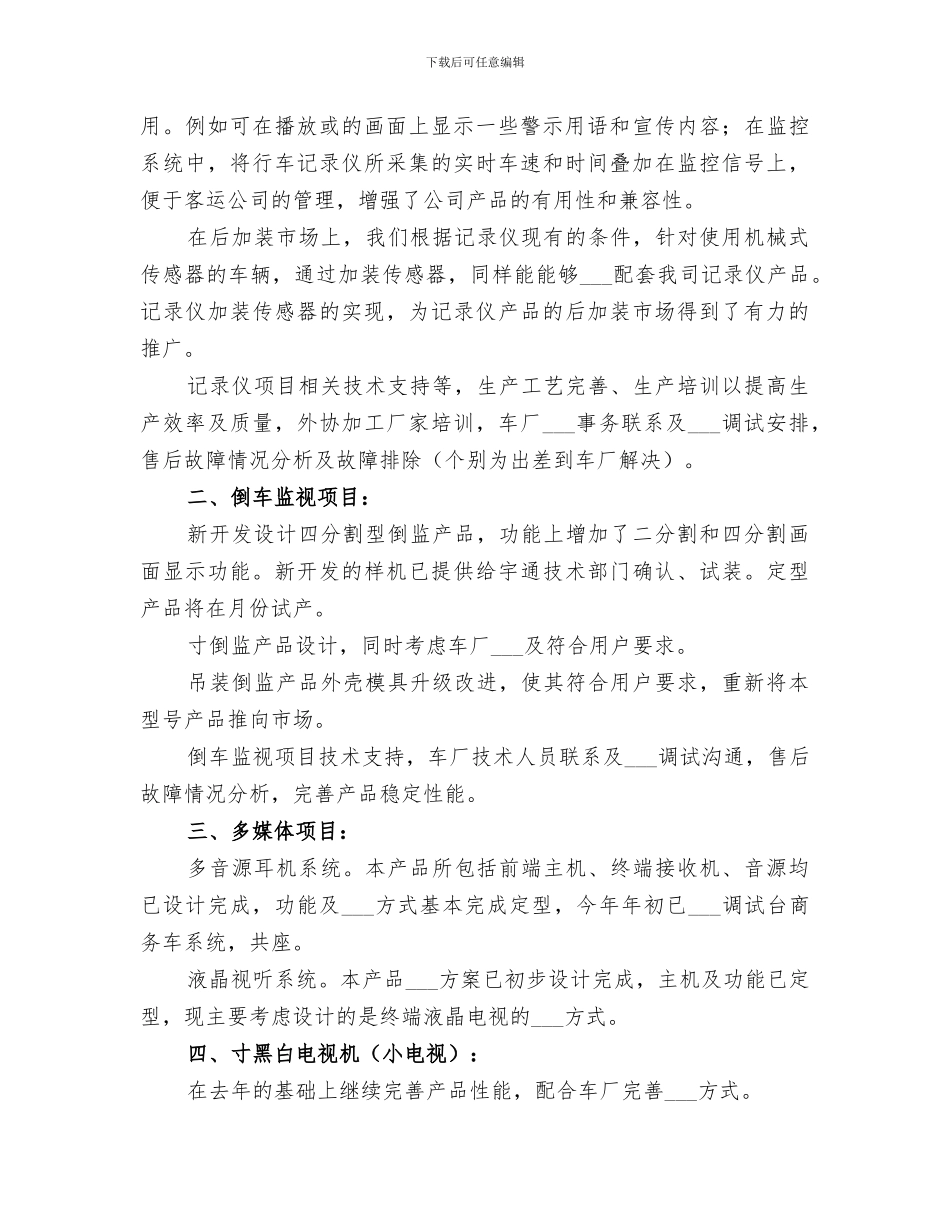 2024年公司技术开发部年度总结范本_第2页